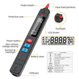 BSIDE Z1 Mini Digital Multimeter Smart Pen-Type LCD 2000 Counts Voltmeter Resistance Tester Taschenlampe für Elektronikreparatur