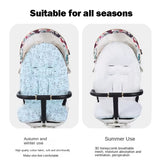 Cotton Baby Stroller Seat Cartoon Double Sided Breathable Kids Cart Mat Newborn Trolley Soft Mattress Baby Stroller Accessories