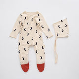 0-24M Newborn Kid Baby Boy Girls Clothes Autumn Spring Print Romper Cute Cotton New Born Jumpsuit Lovely Stretch Body Outfit
