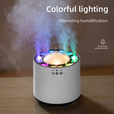 Wholesale Voice Control Colorful Led Lamp Humidifier 800ml USB Cool Mist Ultrasonic Smart Home H20 H2o Dynamic Air Humidifier