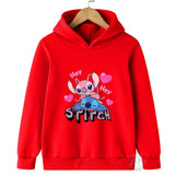 Disney Stitch Street Fashion Sweater for Boys and Girls, Children'S Sports Pullover, Outdoor Sports Hoodie