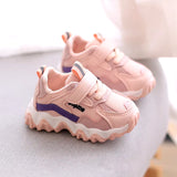 2024 Spring Autumn New Kids Sport Shoes Fashion Cross-Tied Mesh Breathable Boys Sneakers Children Girls Outdoor Running Shoes