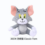 Anime Tom and Jerry Plush Toy Cartoon Movie Figures Cat Mouse Cute Plushies Stuffed Animal Doll Toys for Kids Gift Free Shipping