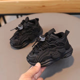 Child Fashion Sport Shoes Spring Fashion Breathable Kids Boys Non-Slip Soft Soles Shoes Girls Sneakers with Light Running Shoes