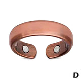 Magnetic Therapy Rings Women Men Fashion Slimming Fat Burning Opening Rings Lymphatic Detox Magnetic Health Care Jewelry
