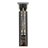T9 Hair Clipper Electric Magic Fader Professional Engraving Clippers Electric Razor with LED Digital Display