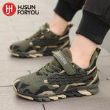 2024 Kids Fashion Sneakers for Boys Girls Tennis Shoes Breathable Sports Running Shoes Children Casual Camouflage Walking Shoes