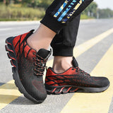 Men Sneakers Indestructible Steel Toe Work Shoes Comfortable Puncture Proof Shoes