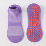Kids Adults Anti-Slip Sock Trampoline Sock Cotton Breathable Short Socks Elasticity Boy Girl outside Family Sports Yoga Socks