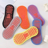 Kids Adults Anti-Slip Sock Trampoline Sock Cotton Breathable Short Socks Elasticity Boy Girl outside Family Sports Yoga Socks