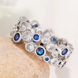 Fashion Cubic Zirconia Delicate Women Weight Loss Ring Couple Health Care Jewelry Cross Geometric CZ Dancing Party Wedding Rings