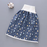 Baby Diaper Waterproof Skirt Infant Leak-Proof Urine Training Pants Cloth Diapers Kids Nappy Sleeping Bed Potty Trainining