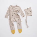 0-24M Newborn Kid Baby Boy Girls Clothes Autumn Spring Print Romper Cute Cotton New Born Jumpsuit Lovely Stretch Body Outfit