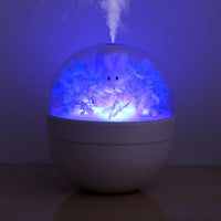 Creative Sweetheart Rabbit DIY Humidifier USB Mini Home Air Purifier Air Mini Cool Mist Preserved Flower Humidifier Preserved Flowers