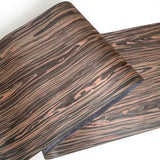 OMUKI Ebony Wood Veneer Handmade DIY Carpentry Sound Guitar Furniture Cabinet Wallpaper Renovate Wooden Crafts 21.6*96″/55*240Cm