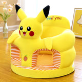 Anti-Fall Baby Learn Seat Cartoon Plush Toy Baby Learn to Sit on a Small Sofa Anti-Bump Safety Seat
