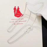 925 Sterling Silver 40-75CM LONG 2Mm Width Side Chain Necklace for Women Man Fashion Wedding Charm Jewelry