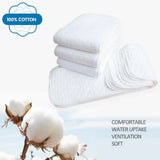 10Pcs Cotton Diapers Children Washable Reusable Baby Diaper Pad Folding Kids Changing Pads Accessories