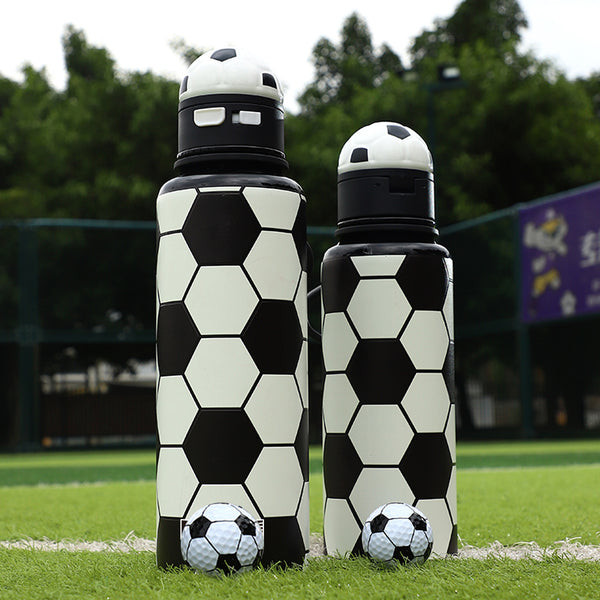 Hydrate Factory Soccer Water Bottle With Straw And Strap For Soccer Lovers