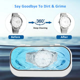 Ultrasonic Glasses Cleaning Ultrasound Jewelry Cleaner Machine High Frequency Ultrasonic Cleaning Bath for Jewelry Washing