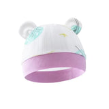 Cotton Fetal Cap Cartoon Print Newborn Baby Hat Soft Comfortable Nursery Beanie Hat for Infant Newborn Accessories
