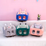 Portable Baby Learning to Sit Chair Sofa Multi-Function Cartoon Kids Dining Seat Only Cover NO Filling for Toddler Childrenlb654