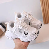 Children Tennis Shoes Versatile Non-Slip White Sneakers for Kids Girls Fashion Causal Breathable Toddlers Boys Sports Shoes Hot