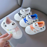 Disney White Casual Shoes for Baby Boy Girl Brand Children Sneaker Mickey Mouse Kids Sports Shoes Toddler Walking Shoes Size 25