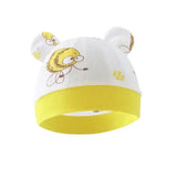 Cotton Fetal Cap Cartoon Print Newborn Baby Hat Soft Comfortable Nursery Beanie Hat for Infant Newborn Accessories