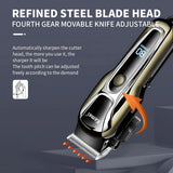 KM-PG1990A USB Rechargeable Electric Hair Clipper Professional Cordless Men Hair Trimmer Men'S Hair Cutting Machine