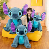 Giant Size Lilo&Stitch Plush Stuffed Doll Cartoon Kawaii Animal Couple Sleeping Pillow Softmaterial Toy for Children Gift