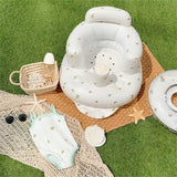Baby Seat Cartoon Inflatable Small Sofa Multi-Functional Bath Chair Kids Dining Chair Portable Outdoor Travel Camping Chairs
