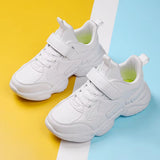Girls Shoes Autumn Boys White Shoe Casual Running Kids Anti-Slip Soft Sole Sneakers Children Tennis School Outdoor Sports Shoes