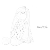 35Cm/14Inch Cute Bunny Doll, Plush Toy Doll, Baby Soothing Rabbit Doll Sleeping Doll, Stuffed Animals Kids Plushie Doll Toy