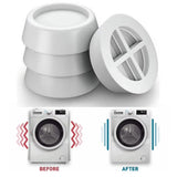 4Pcs Washing Machine anti Vibration Pads Rubber Feet Legs Mat Anti-Vibration Pad Universal Noise-Reducing Leg Base for Furniture