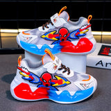 Kids Casual Shoes Breathable Sneakers Student'S Children Boys Sport Walking Footwear Blue Red Shoes Size 26-36