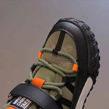 Children'S Sneakers Autumn Winter Boys Sport Shoes Girls Plush Cashmere Warm Lined Casual Shoes Studnet Shoes Teen Running Flats