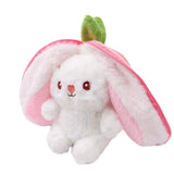 Fruit Transformed into to Fruit Rabbit Pillow Plush Doll Toy Girl Birthday Present Decoration 7.2Inch