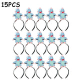 1-15PCS Anime Ratatouille Hair Bands Cartoon Plush Doll Headband French Wide-Rimmed Hair Card Creative Girls Photo Headwear
