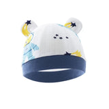 Cotton Fetal Cap Cartoon Print Newborn Baby Hat Soft Comfortable Nursery Beanie Hat for Infant Newborn Accessories