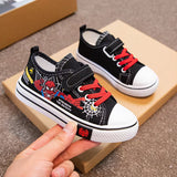 Disney Spiderman Children Canvas Shoes Girls Running Sneakers Spring Fashion Teenager Kids Shoes for Boys Casual Shoes 26-36