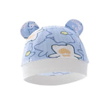 Cotton Fetal Cap Cartoon Print Newborn Baby Hat Soft Comfortable Nursery Beanie Hat for Infant Newborn Accessories
