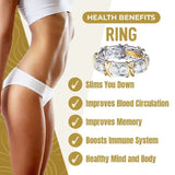 Fashion Cubic Zirconia Delicate Women Weight Loss Ring Couple Health Care Jewelry Cross Geometric CZ Dancing Party Wedding Rings