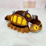 Miyazaki Hayao Studio Cartoon Animation Bus Totoro Doll Soft Plush Animal Toys Stuffed Totoro Bus Kids Xmas Birthday Gift