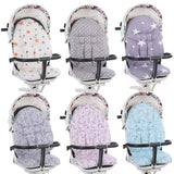 Cotton Baby Stroller Seat Cartoon Double Sided Breathable Kids Cart Mat Newborn Trolley Soft Mattress Baby Stroller Accessories