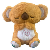 Cute Soothing Koala Bear Sleep Toys for Kids Baby Calming Anxiety Relief Breathing Koala Toy Sleep Buddy Plush Doll with Lights