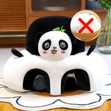 Cute Cartoon Baby Sofa Cover Learning to Sit Seat Feeding Chair Case Kids Baby Sofa Skin Infant Baby Seat Sofa without Cotton