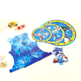 Anime Sonic Birthday Party Cake Rack 3-Layer Dessert Table Paper Cake Tower Children'S Birthday Party Decorative Supplies