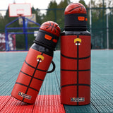 Hydrate Factory Soccer Water Bottle With Straw And Strap For Soccer Lovers