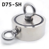 Strong Powerful Neodymium Magnet round Hook Salvage Magnet Sea Fishing Holder Pulling Mounting Pot with Ring 48Mm 60Mm 67Mm 94Mm